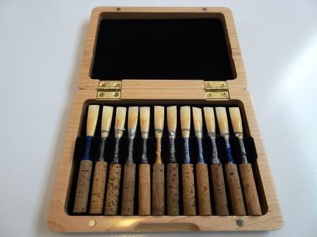 Large Wooden Oboe Reed Case
